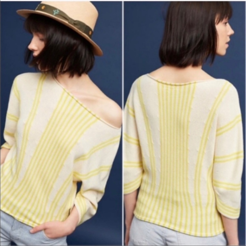 Anthropologie Palma Striped Sweater
